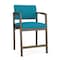 Lesro Lenox Steel Hip Chair Metal Frame, Bronze, OH Waterfall Upholstery LS1161 - alternate 1